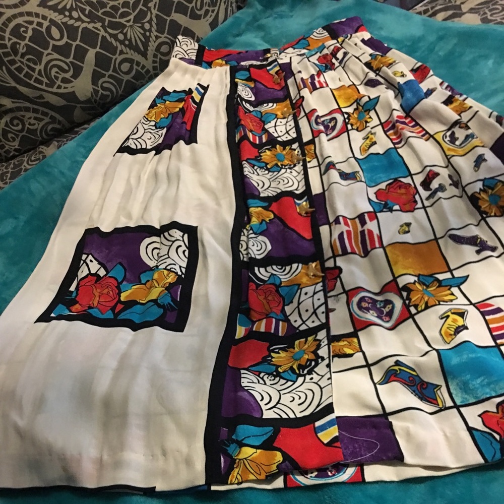 80s inspired skirt